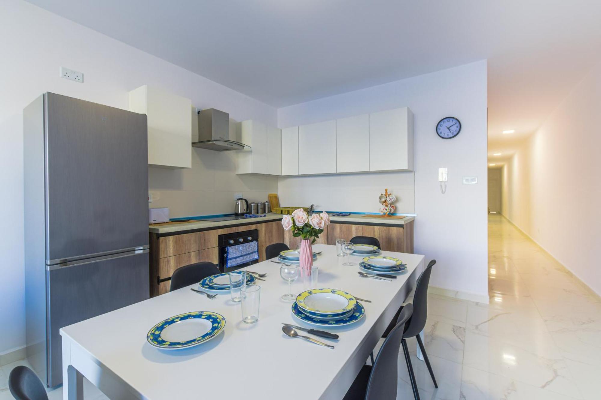 Spacious Brand New Apartment 3 Bdr 2Bth Bugibba San Pawl il-Baħar Eksteriør bilde
